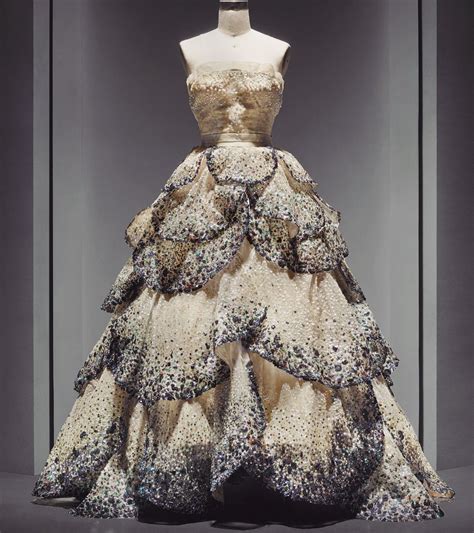 junon dress dior 1949|christian dior eventail dress gown.